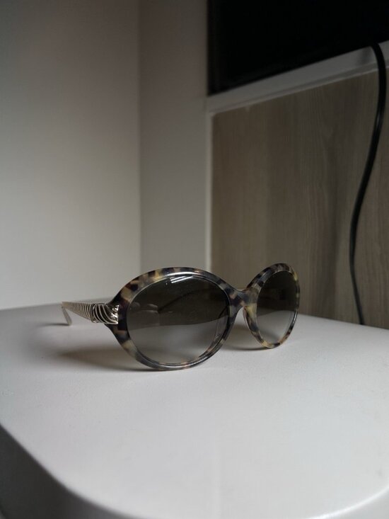 David Yurman DY016 88G Sunglasses 56mm Tortoise Titanium Gold Cable Women main image 4